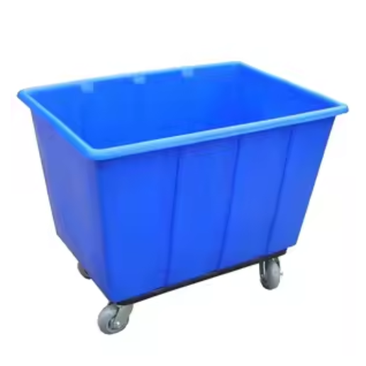 Plastic laundry trolley 2