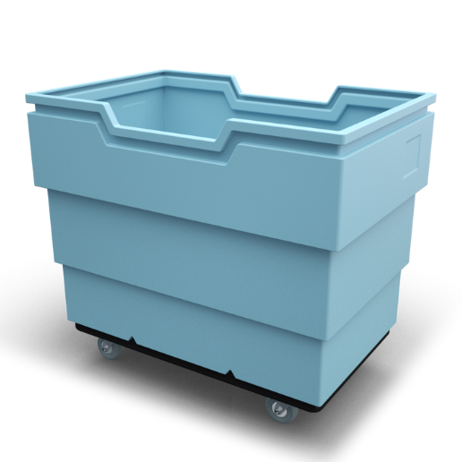 Plastic laundry trolley 3